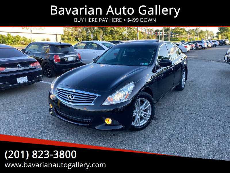 2013 Infiniti G37 Sedan for sale at Bavarian Auto Gallery in Bayonne NJ