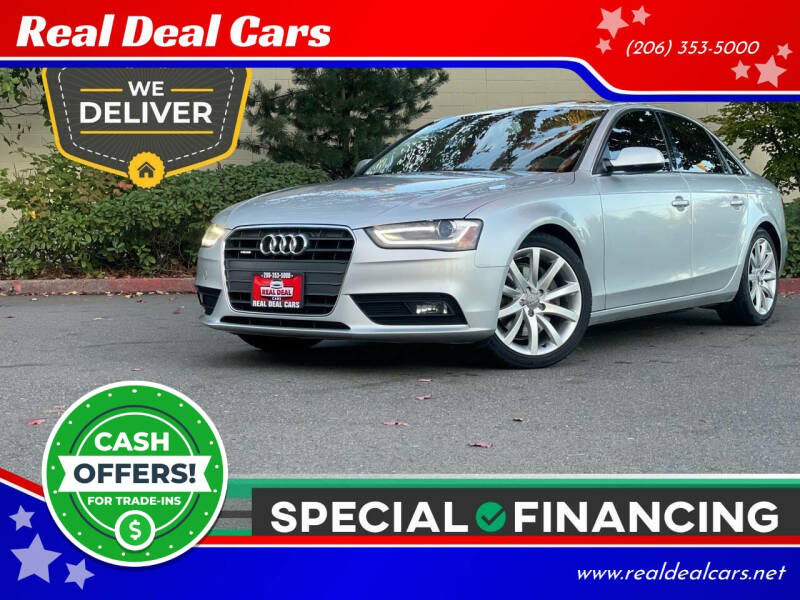 2013 Audi A4 for sale at Real Deal Cars in Everett WA