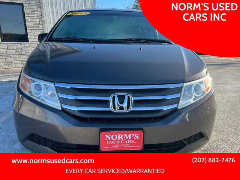 2012 Honda Odyssey for sale at NORM'S USED CARS INC in Wiscasset ME