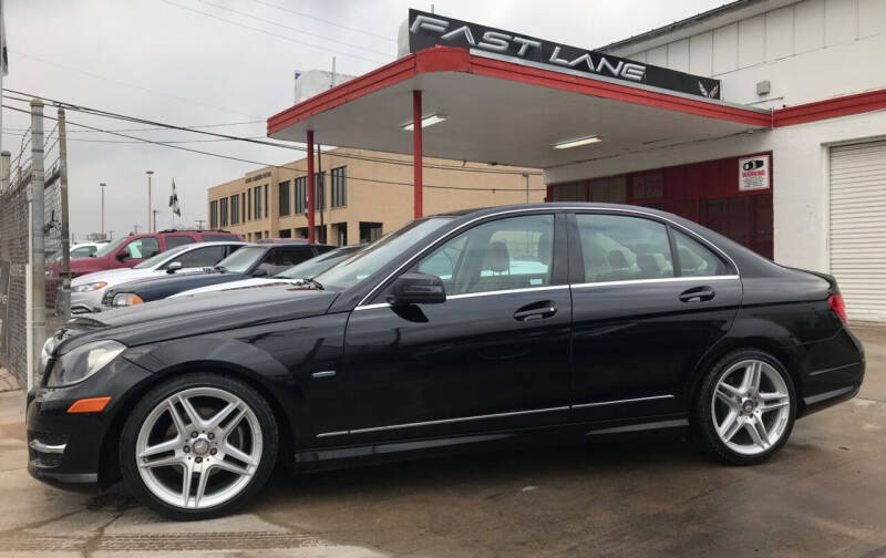 2012 Mercedes-Benz C-Class for sale at FAST LANE AUTO SALES in San Antonio TX