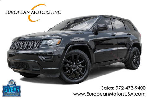 2018 Jeep Grand Cherokee for sale at European Motors Inc in Plano TX