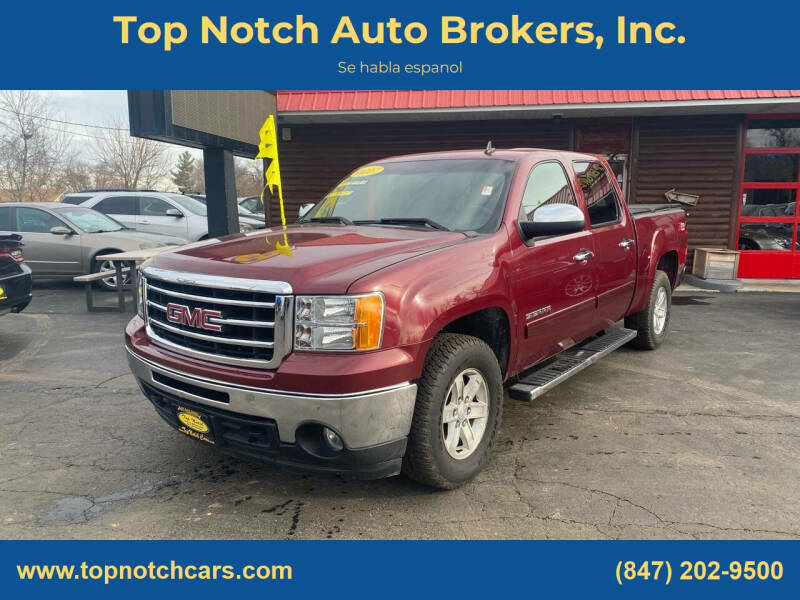 2013 GMC Sierra 1500 for sale at Top Notch Auto Brokers in McHenry IL