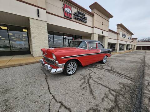 1956 Chevrolet Bel Air Hardtop Coupe 2x4 bbl for sale at Hams Auto Sales in Fenton MO