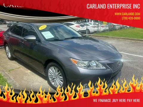 2014 Lexus ES 350 for sale at Carland Enterprise Inc in Marietta GA