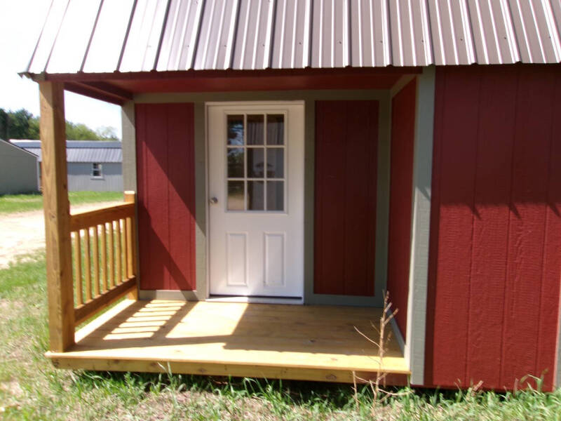 10 x 20 lofted barn w/side porch pkg