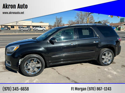 2014 GMC Acadia for sale at Akron Auto - Fort Morgan in Fort Morgan CO