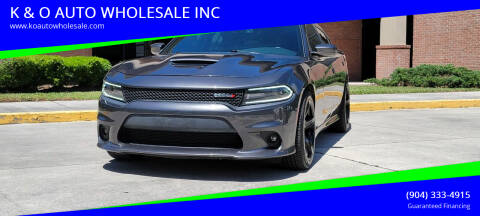 2019 Dodge Charger for sale at K & O AUTO WHOLESALE INC in Jacksonville FL