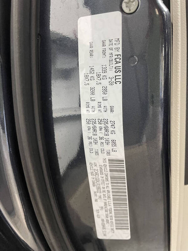 2020 Chrysler Pacifica Limited 35th Anniversary