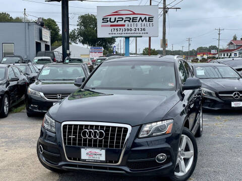 2012 Audi Q5 for sale at Supreme Auto Sales in Chesapeake VA