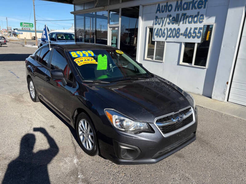 2012 Subaru Impreza for sale at Auto Market in Billings MT