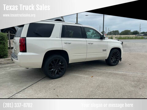 2015 Chevrolet Tahoe for sale at Texas Truck Sales in Dickinson TX
