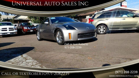 2007 Nissan 350Z for sale at Universal Auto Sales Inc in Salem OR