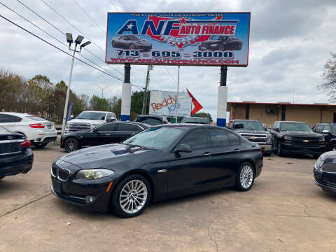 2012 BMW 5 Series for sale at ANF AUTO FINANCE in Houston TX