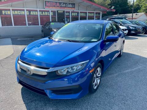 2018 Honda Civic for sale at Mira Auto Sales in Raleigh NC