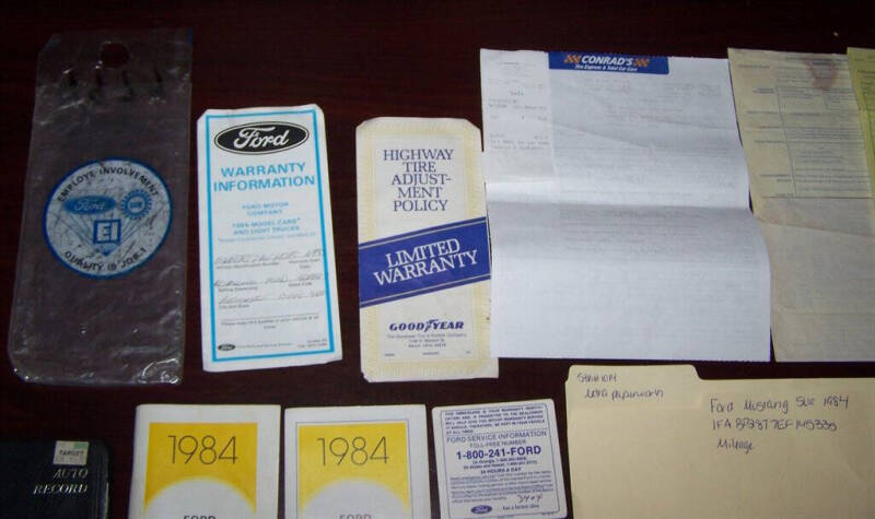 1984 Ford Mustang SVO Turbo