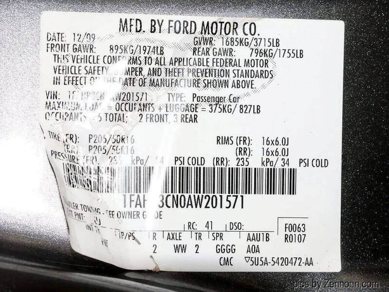 2010 Ford Focus SE