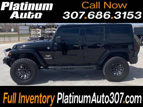 2014 Jeep Wrangler Unlimited for sale at Platinum Auto in Gillette WY
