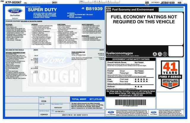 2018 Ford F-250 Super Duty