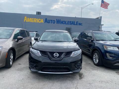 2015 Nissan Rogue for sale at America Auto Wholesale Inc in Miami FL