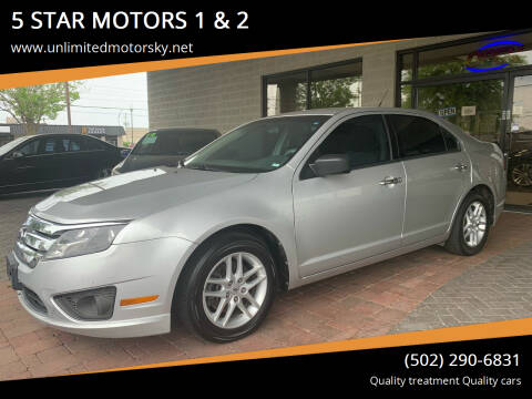 2012 Ford Fusion for sale at 5 STAR MOTORS 1 & 2 in Louisville KY