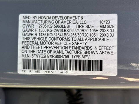 2024 Honda Pilot Touring