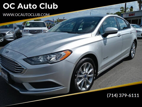 2017 Ford Fusion Hybrid for sale at OC Auto Club in Midway City CA