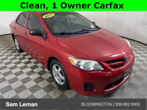 2011 Toyota Corolla for sale at Sam Leman CDJR Bloomington in Bloomington IL
