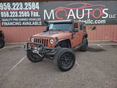 2011 Jeep Wrangler Unlimited for sale at MC Autos LLC in Pharr TX