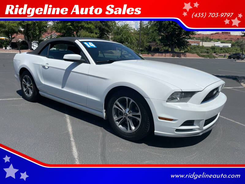 2014 Ford Mustang for sale at Ridgeline Auto Sales in Saint George UT