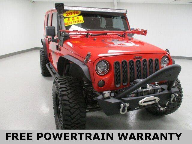 2016 Jeep Wrangler Unlimited for sale at Sports & Luxury Auto in Blue Springs MO