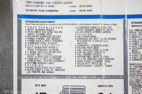 1999 Chevrolet Camaro Z28