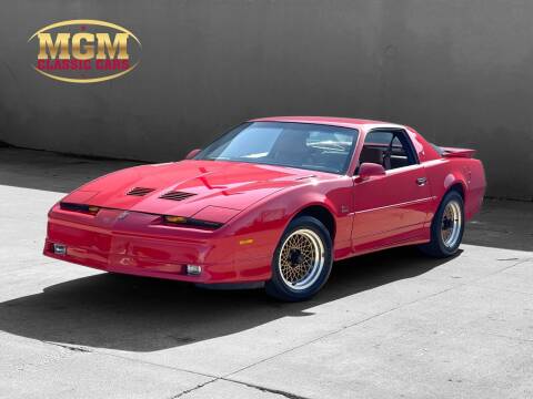 1989 Pontiac Firebird for sale at MGM CLASSIC CARS in Addison IL