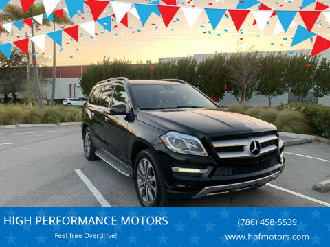 2015 Mercedes-Benz GL-Class for sale at HIGH PERFORMANCE MOTORS in Hollywood FL