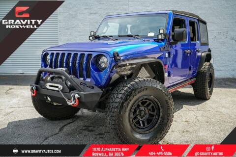 2020 Jeep Wrangler Unlimited for sale at Gravity Autos Roswell in Roswell GA