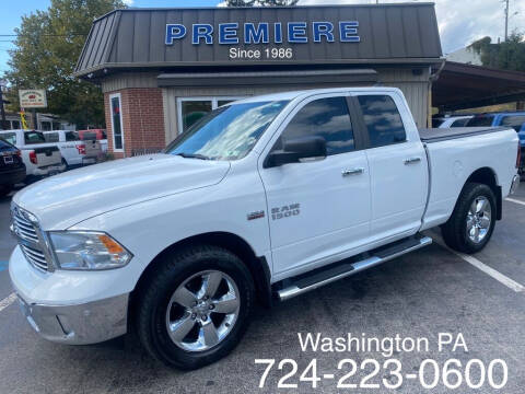 2017 RAM 1500 for sale at Premiere Auto Sales in Washington PA