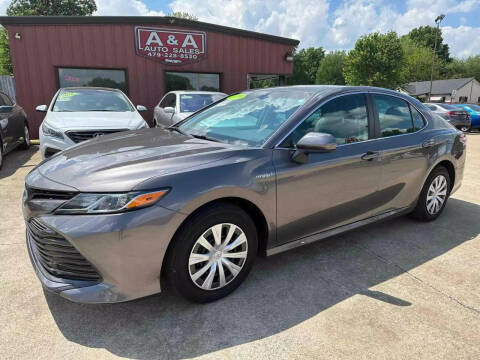 2019 Toyota Camry Hybrid for sale at A & A Auto Sales in Fayetteville AR