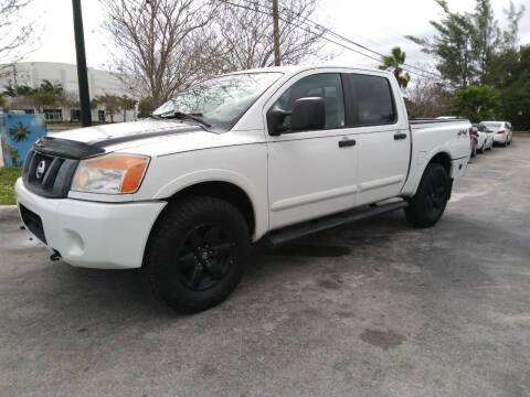 2012 Nissan Titan for sale at LAND & SEA BROKERS INC in Pompano Beach FL