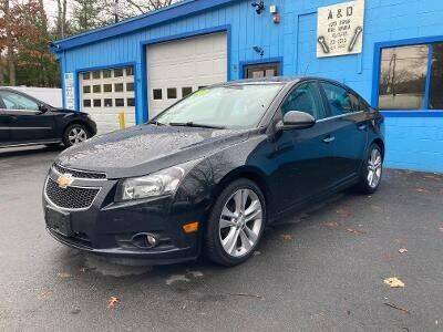 2014 Chevrolet Cruze for sale at A & D Auto Sales and Service Center in Smithfield RI