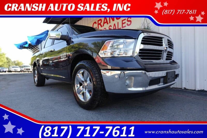 2018 RAM 1500 for sale at CRANSH AUTO SALES, INC in Arlington TX