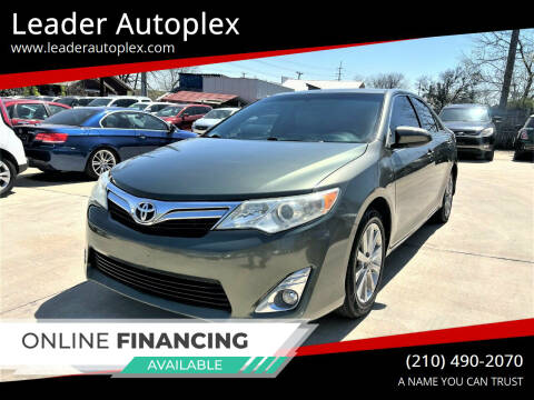 2012 Toyota Camry for sale at Leader Autoplex in San Antonio TX