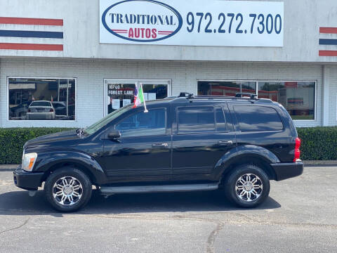 2004 Dodge Durango for sale at Traditional Autos in Dallas TX