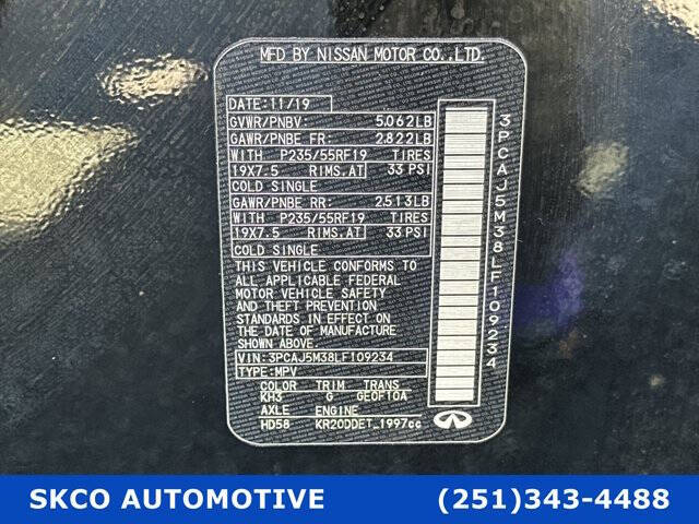 2020 Infiniti QX50 Luxe