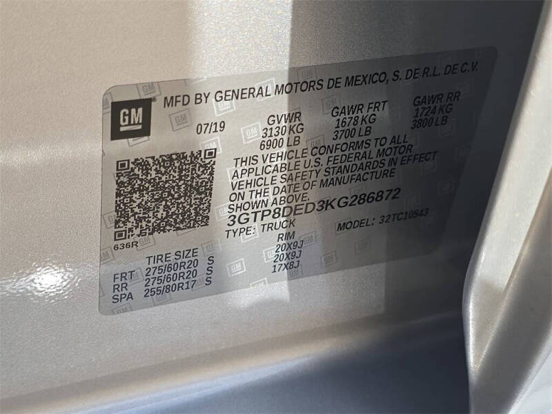 2019 GMC Sierra 1500