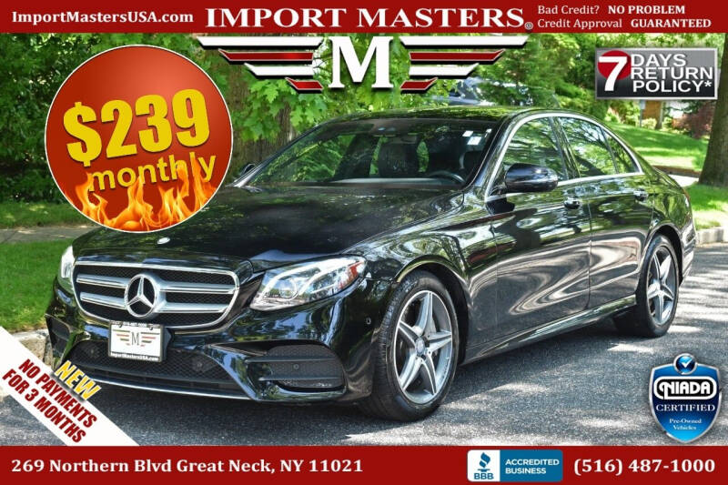 2017 Mercedes-Benz E-Class for sale at Import Masters in Great Neck NY