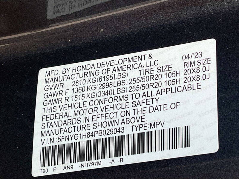 2023 Honda Pilot Elite