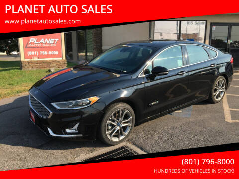 2019 Ford Fusion Hybrid for sale at PLANET AUTO SALES in Lindon UT
