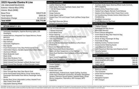 2025 Hyundai Elantra N Line
