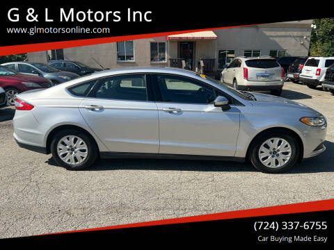 2014 Ford Fusion for sale at G & L Motors Inc in New Kensington PA