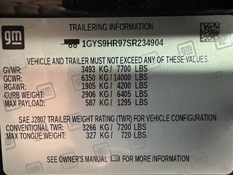 2025 Cadillac Escalade-V