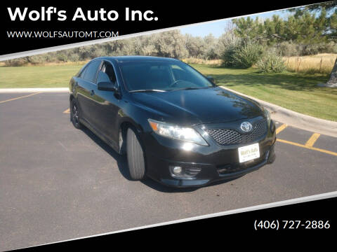 2011 Toyota Camry for sale at Wolf's Auto Inc. in Great Falls MT